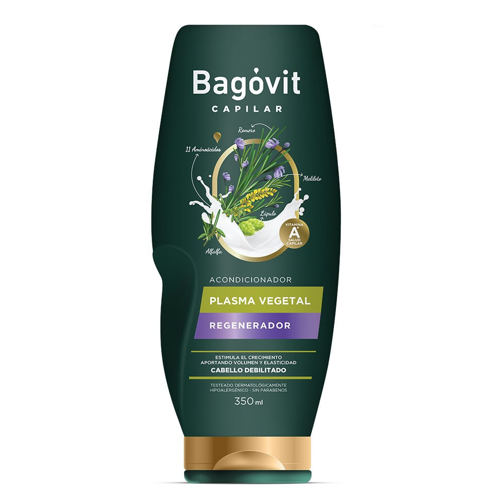 Bagóvit Acondicionador Capilar Plasma Vegetal X 350 Ml