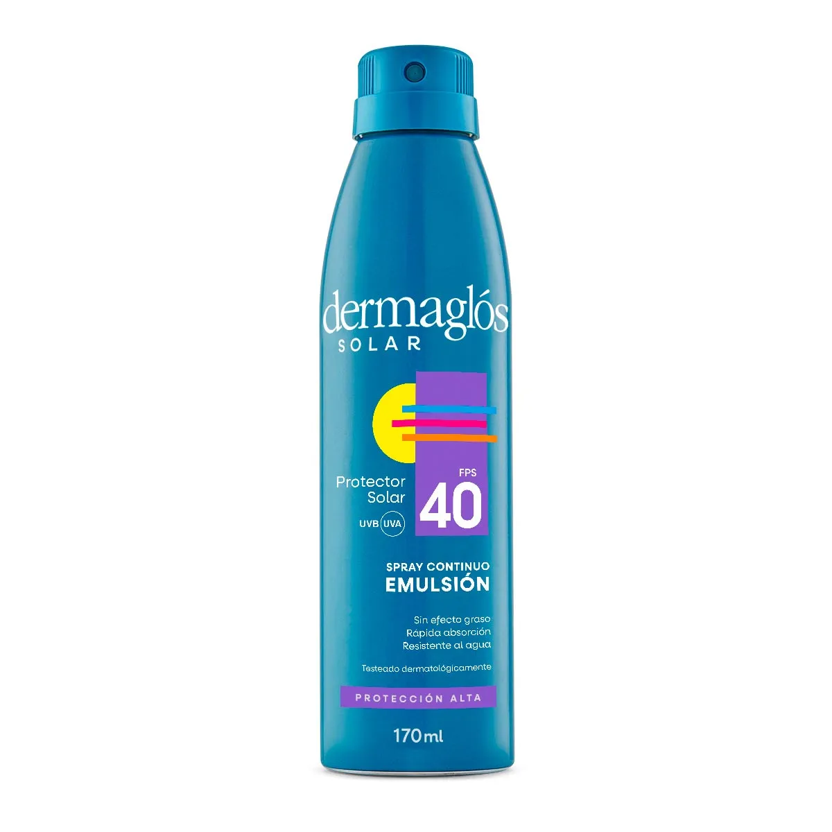 Dermaglós Protector Solar Fps 40 En Sp Continuo Emulsión X 170 Ml
