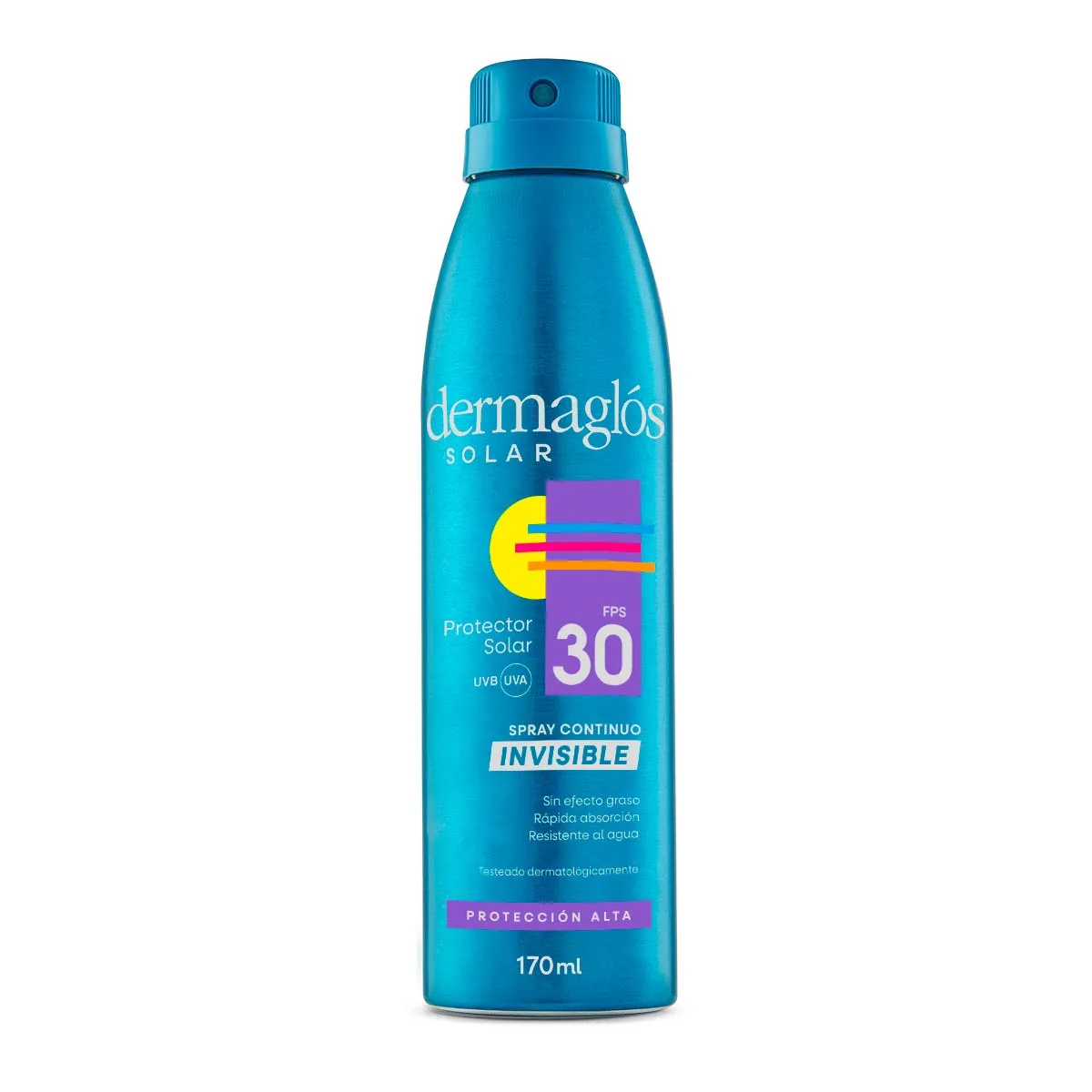Dermaglós Protector Solar Fps 30 En Spray Invisible 170 Ml