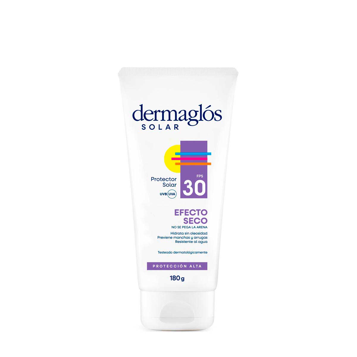 Dermaglós Protector Solar Fps 30 Efecto Seco Crema X 180 G