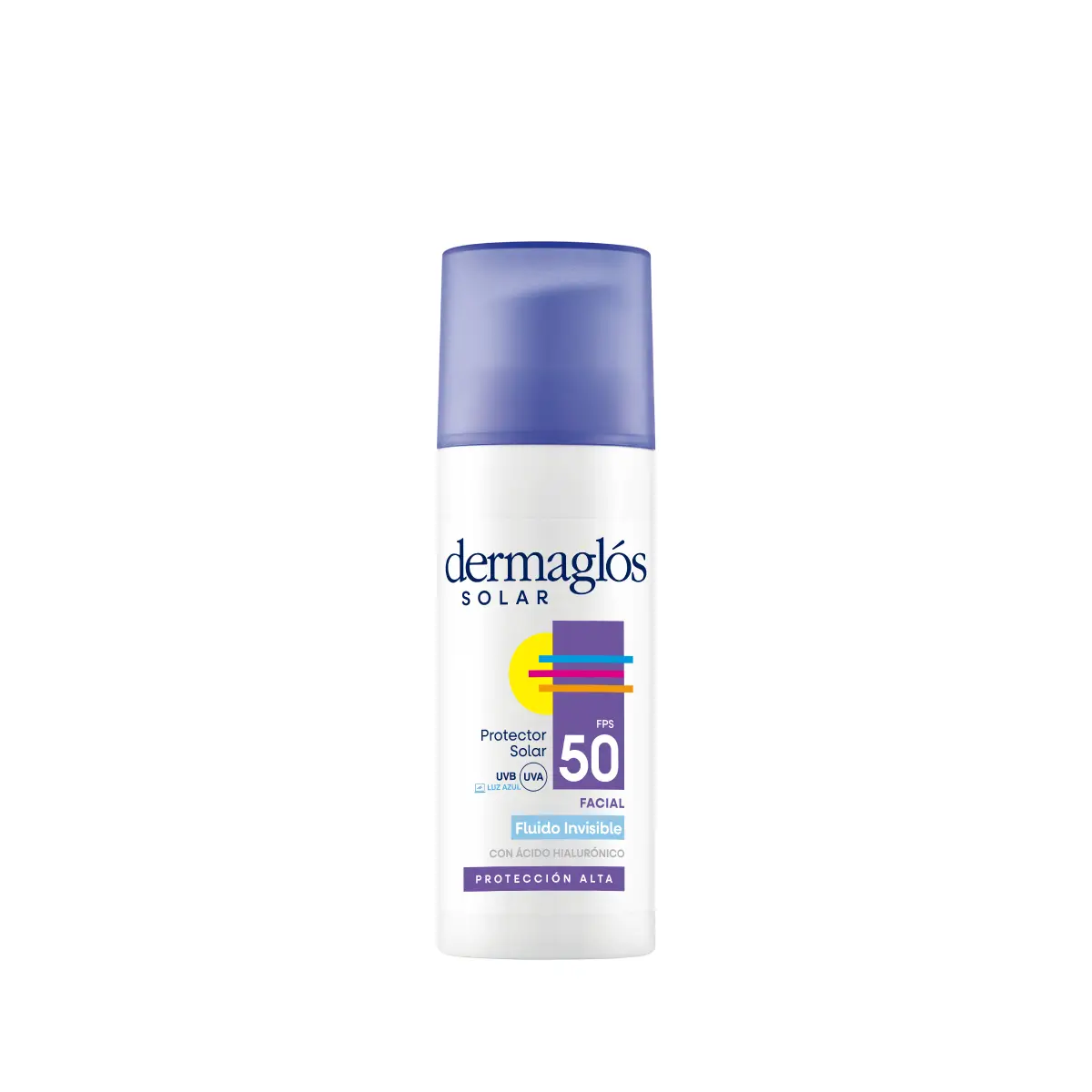 Dermaglós Protector Solar Fps 50 Facial Fluido Invisible X 50 G