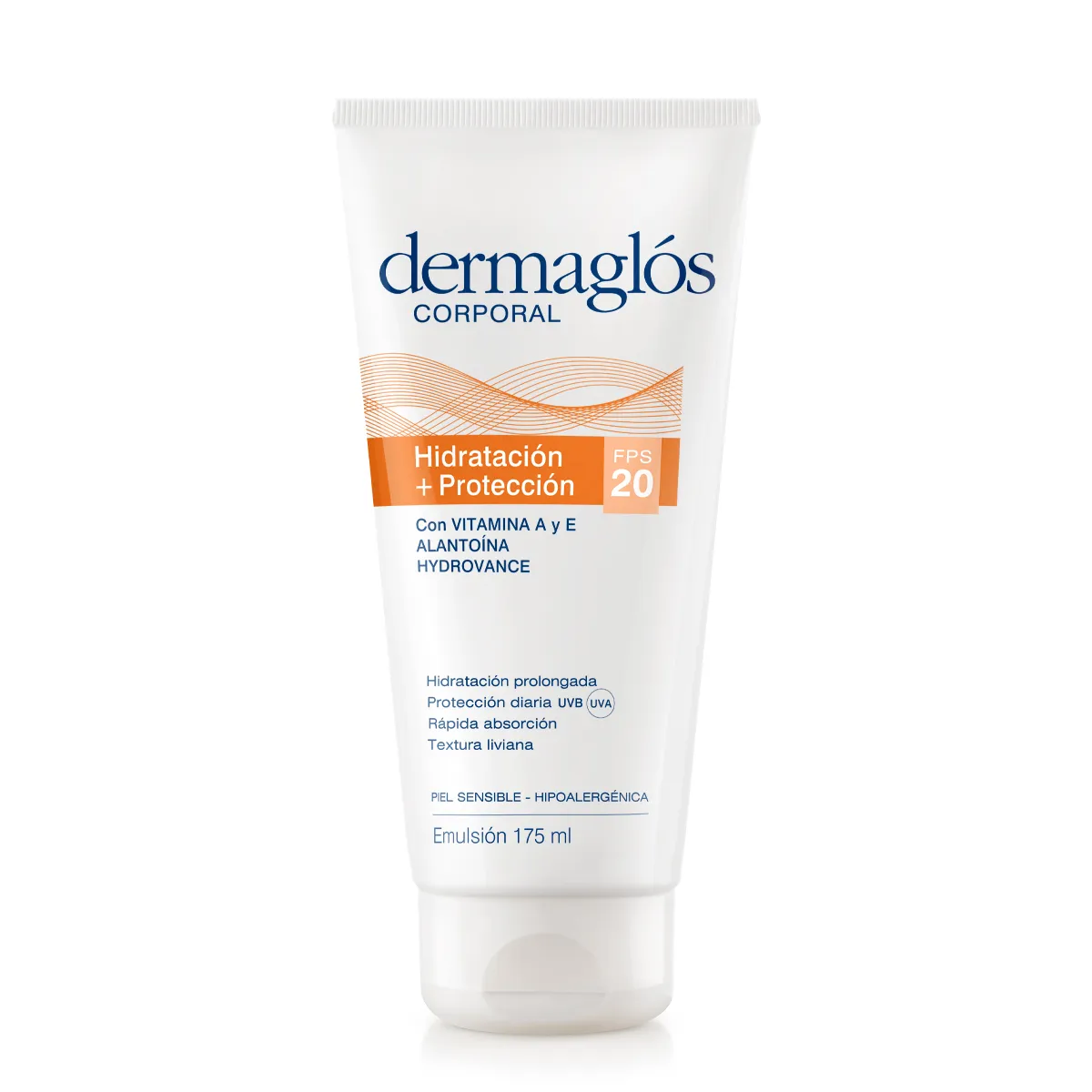Dermaglós Emulsión Corporal Hidratación + Protección Con Fps 20 175 Ml