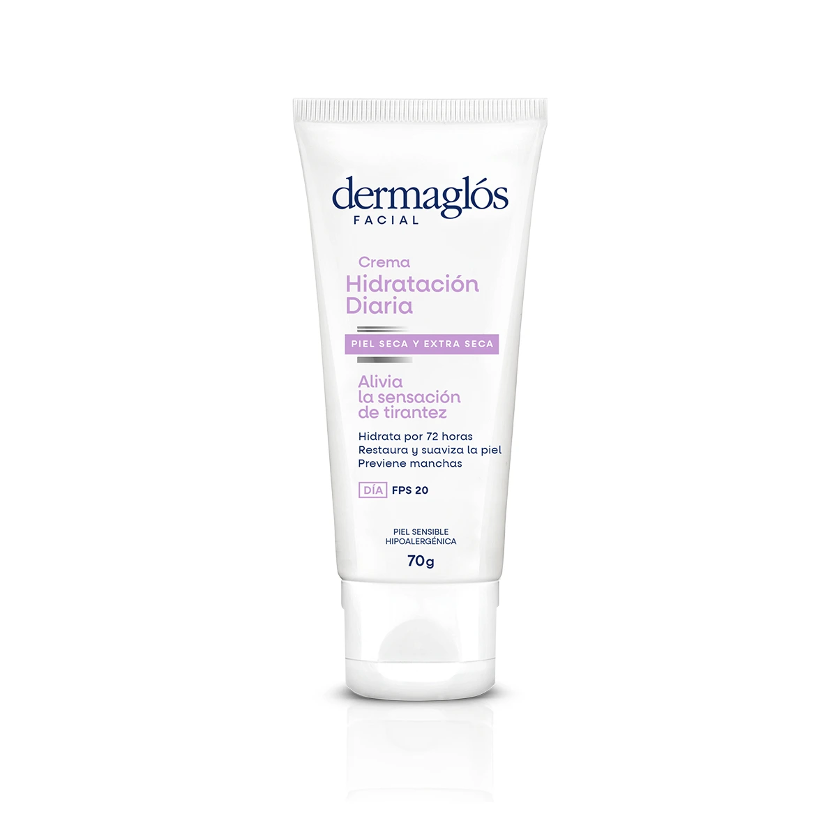 Dermaglós Facial Crema Hidratación Piel Seca Y Extra Seca De Día Con Fps 20 X 70 G