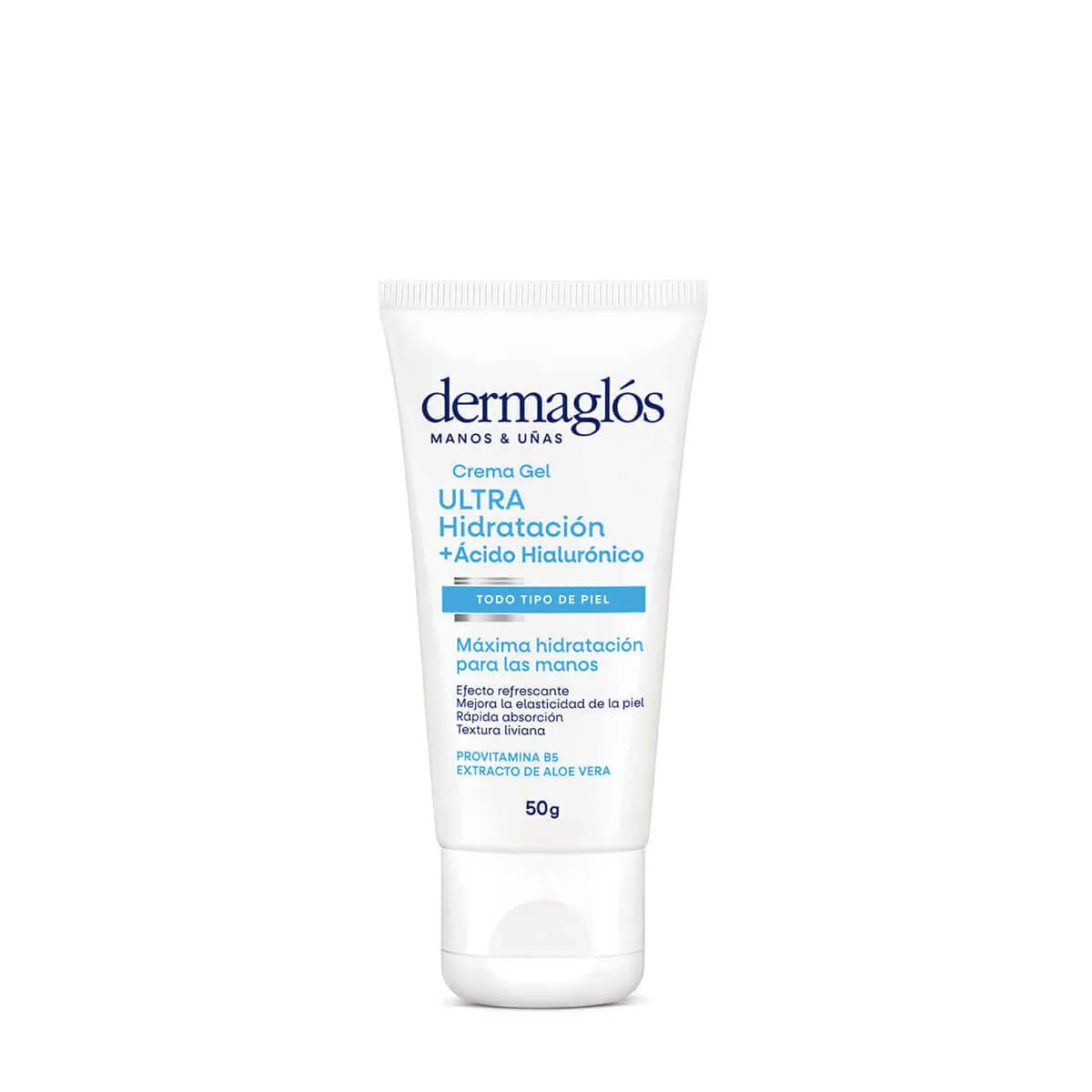 Dermaglós Crema Gel Para Manos Ultra Hidratación + Ácido Hialurónico 50 G