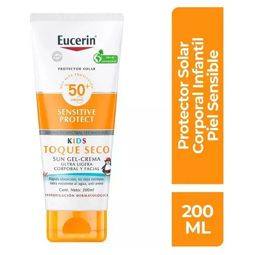 Eucerin Kids Protector Solar Corporal Y Facial Fps 50+ 200 Ml