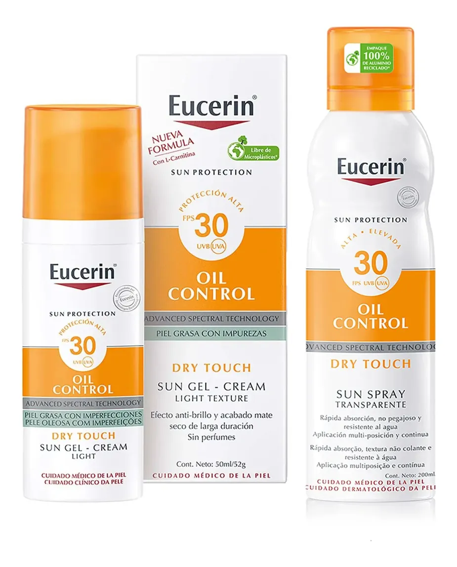 Eucerin Combo Proteccion Solar Toque Seco Fps30