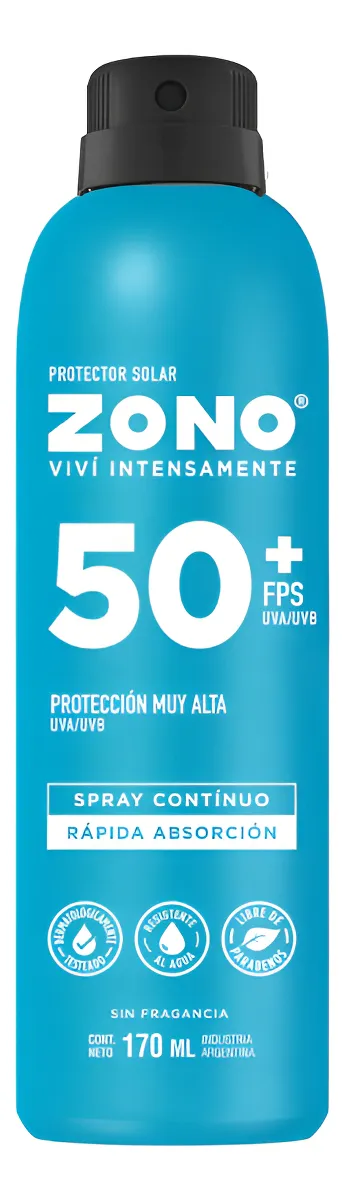 Zono Protector Solar En Spray Fps50 X 170 Ml