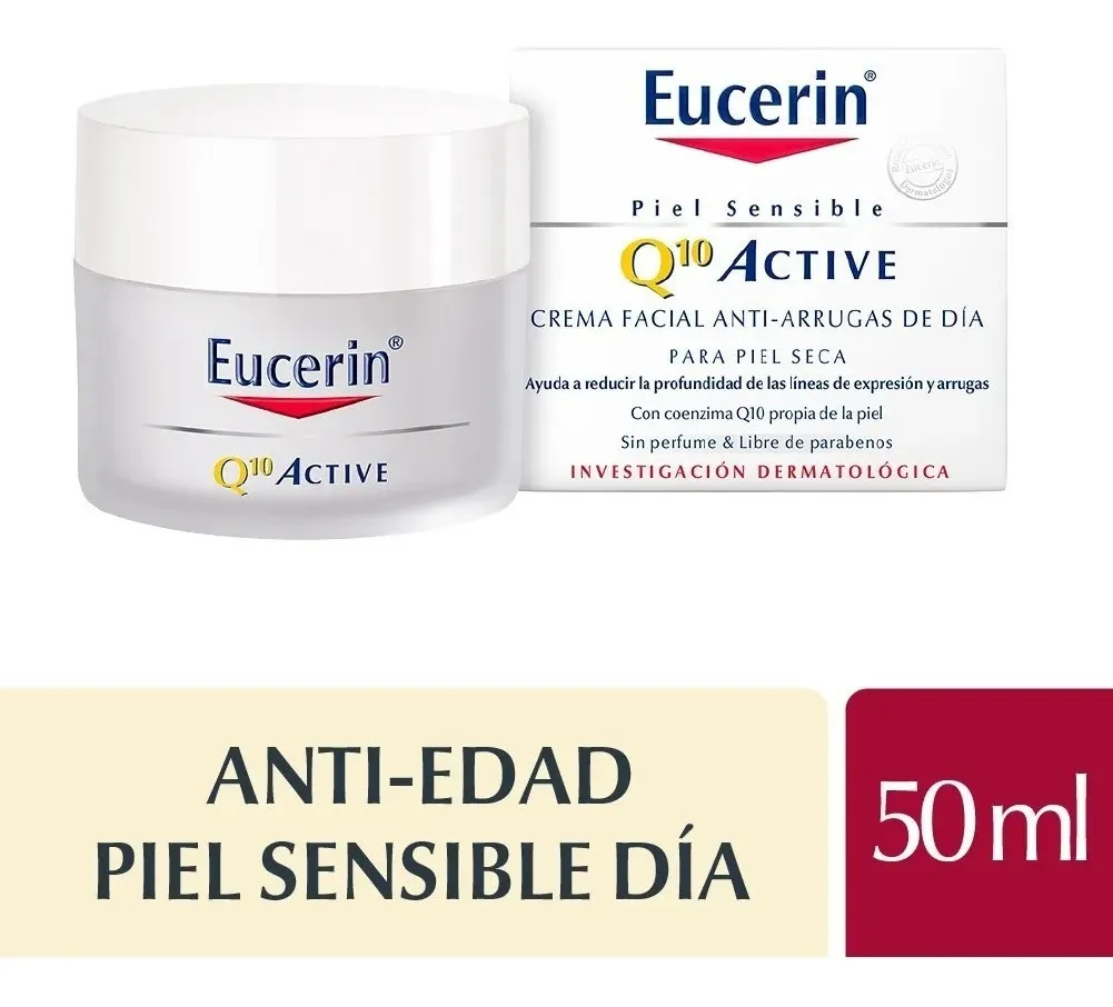 Eucerin Q10 Active Cuidado Antiage & Antioxidante X50Ml Seca