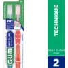 Gum Technique Daily Cepillo Dental 535 Suave Pack 2