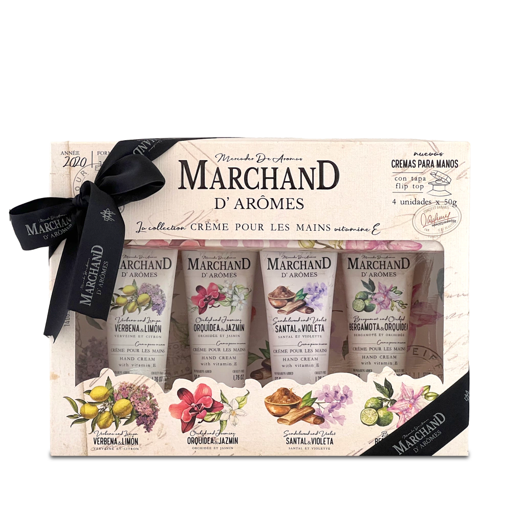 Marchand D´Aromes La Collection Crème Pour Les Mains X4