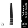 Delineador Líquido Waterproof Rimmel London Exaggerate 001 - 100% Black 2.50 Ml