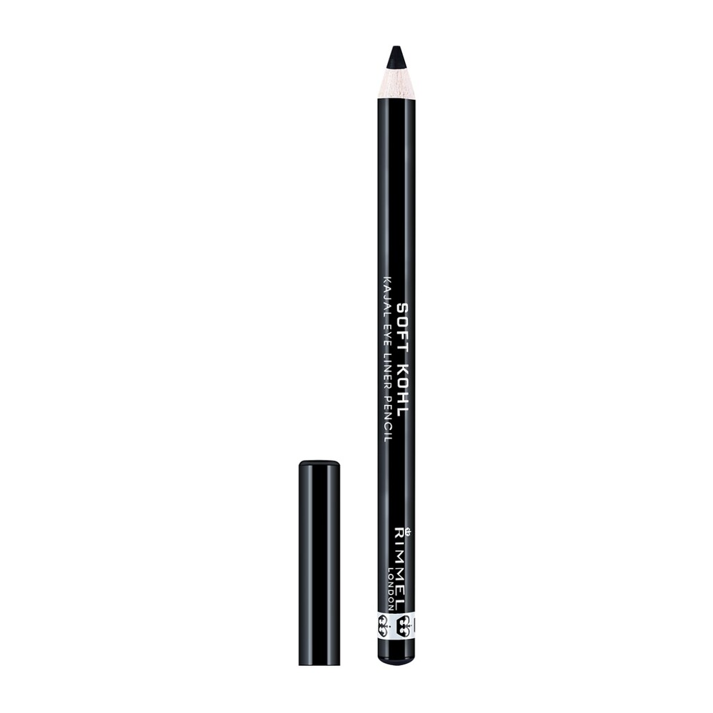 Delineador En Lápiz Rimmel London Soft Kohl Kajal Jet Black 061 1.20 G