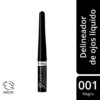 Delineador Líquido Rimmel London Glam Eyes Black Glamour 001 4.00 Ml