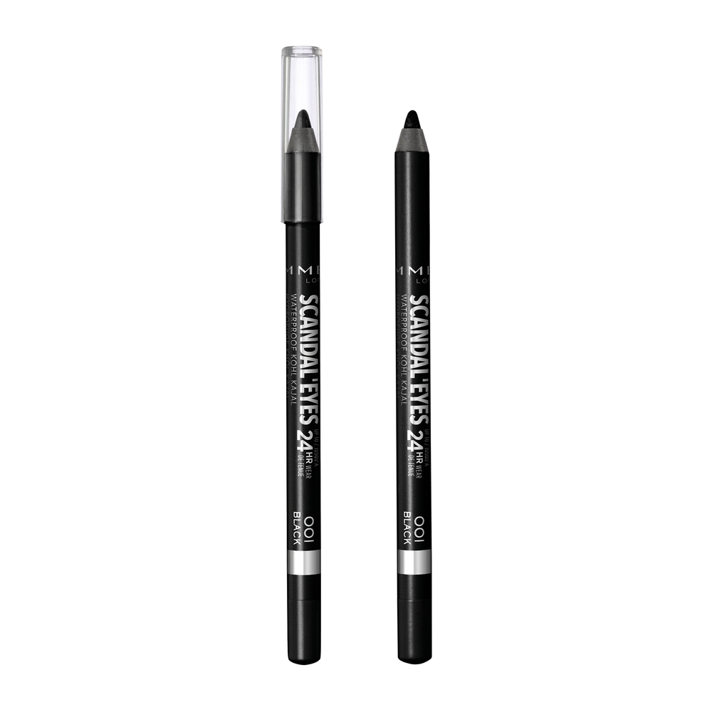 Delineador De Ojos Rimmel London Scandaleyes Waterproof Kohl Kajal - Black