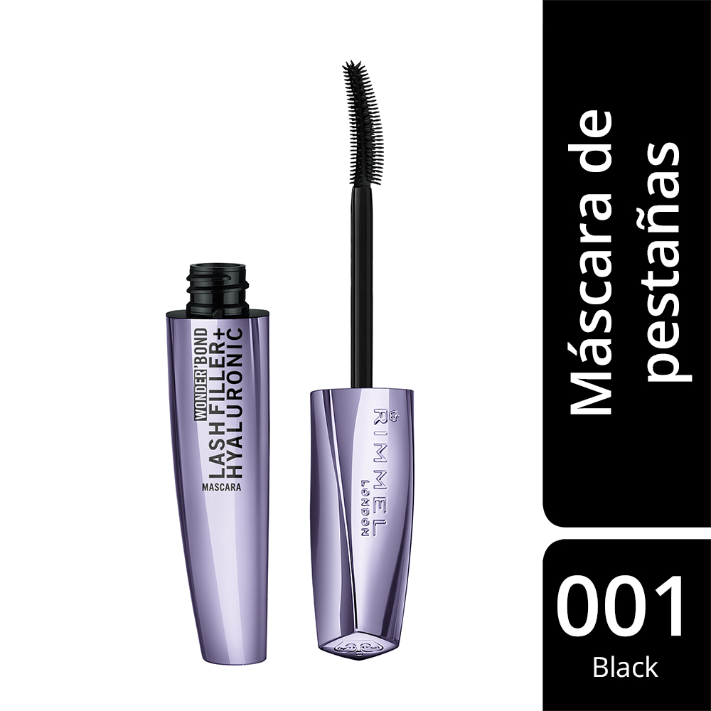 Mascara De Pestañas Wonder Bond Lash Filler Rimmel Black 001