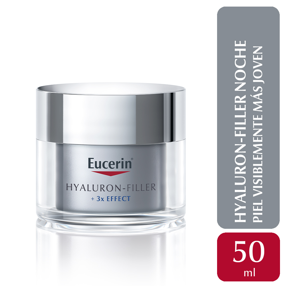 Eucerin Hyaluron-Filler + 3X Effect Crema Facial Antiarrugas De Noche X 50 Ml