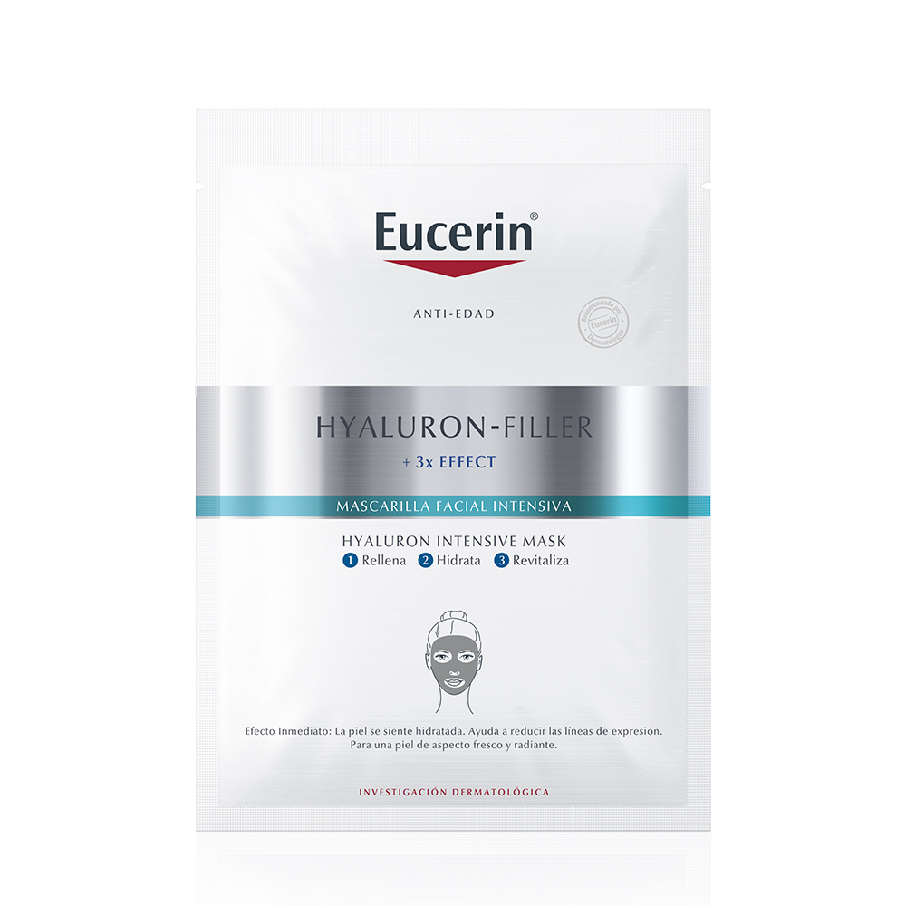 Eucerin Hyaluron-Filler + 3X Effect Máscara Facial Intensiva Antiedad X Ud
