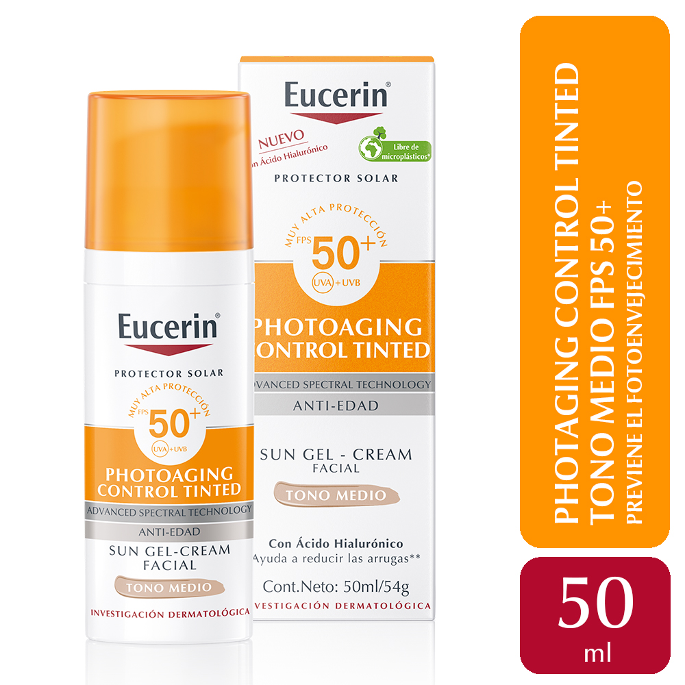 Eucerin Sun Photoaging Control Protector Solar Facial En Crema Fps 50 X 50 Ml