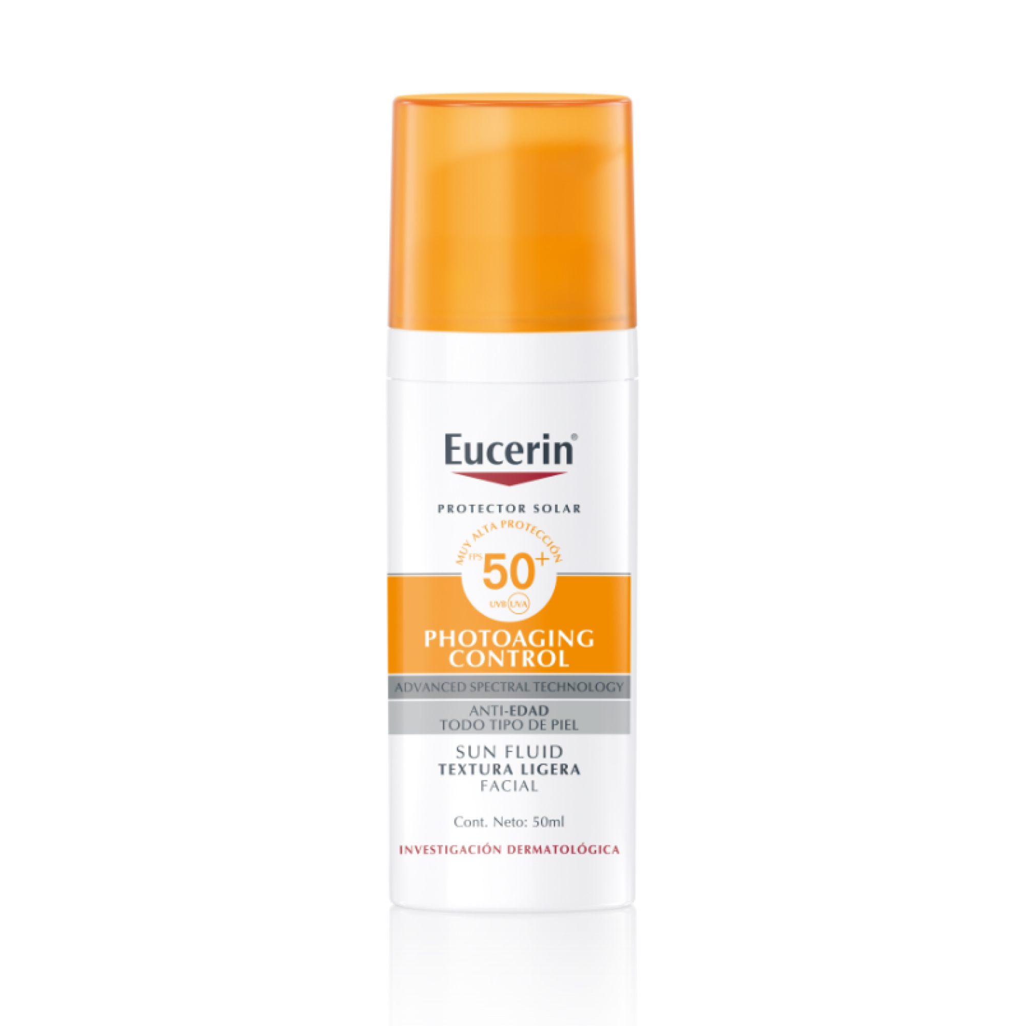 Eucerin Sun Photoaging Control Fluido Facial Antiedad Fps 50 X 50 Ml