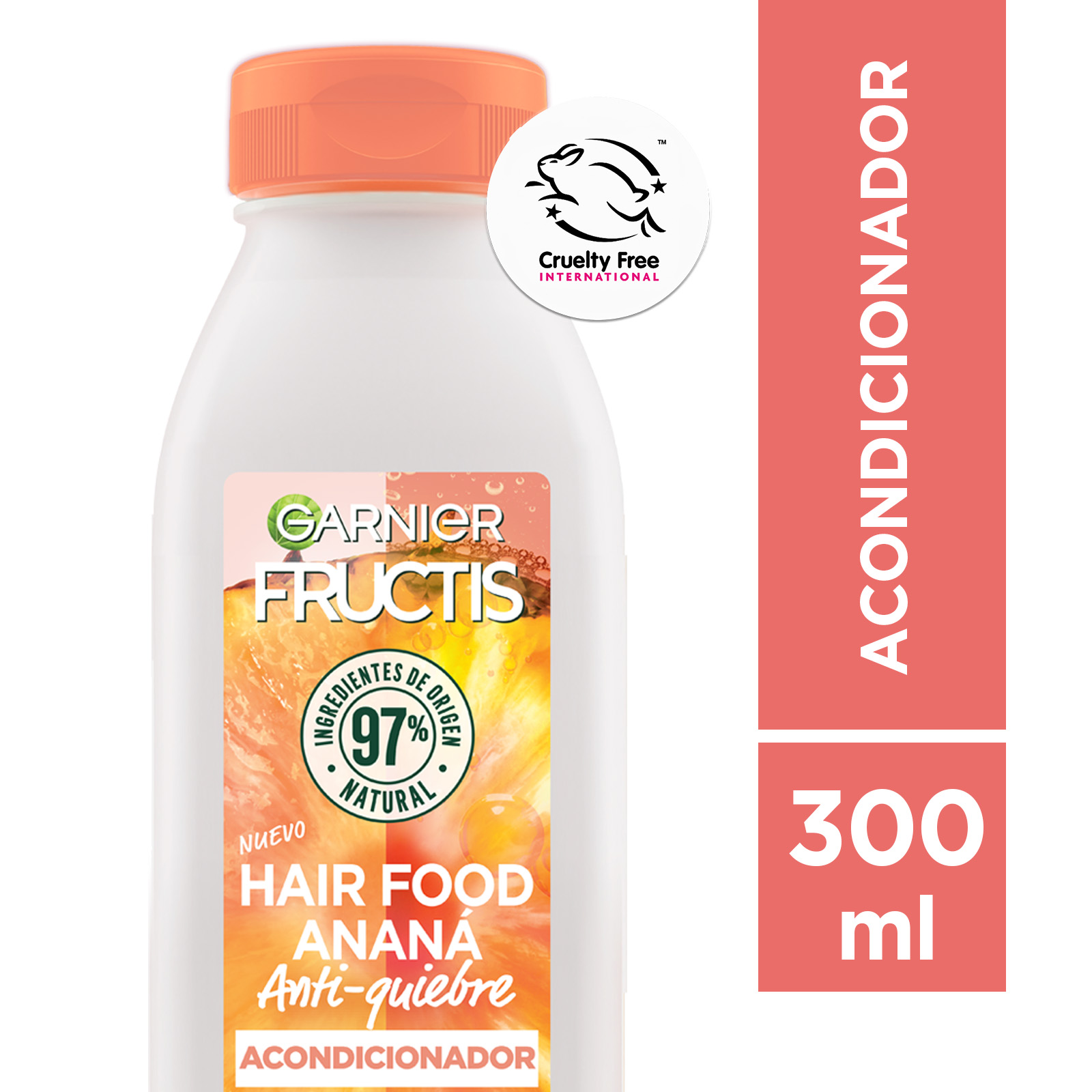 Acondicionador Fructis Hair Food Ananá 300Ml