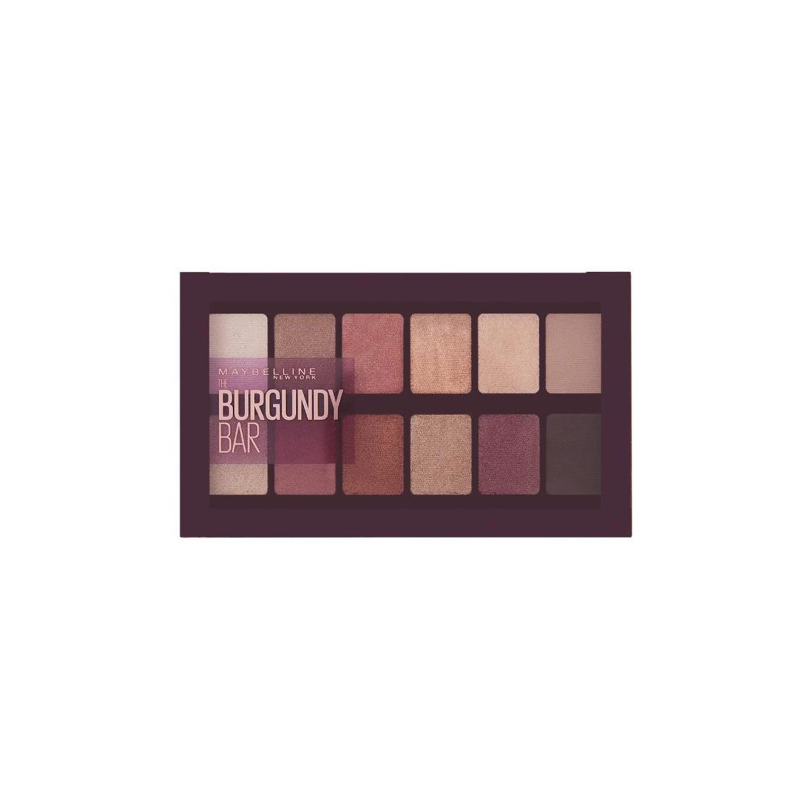 Paleta De Sombras Maybelline The Burgundy Bar Palette