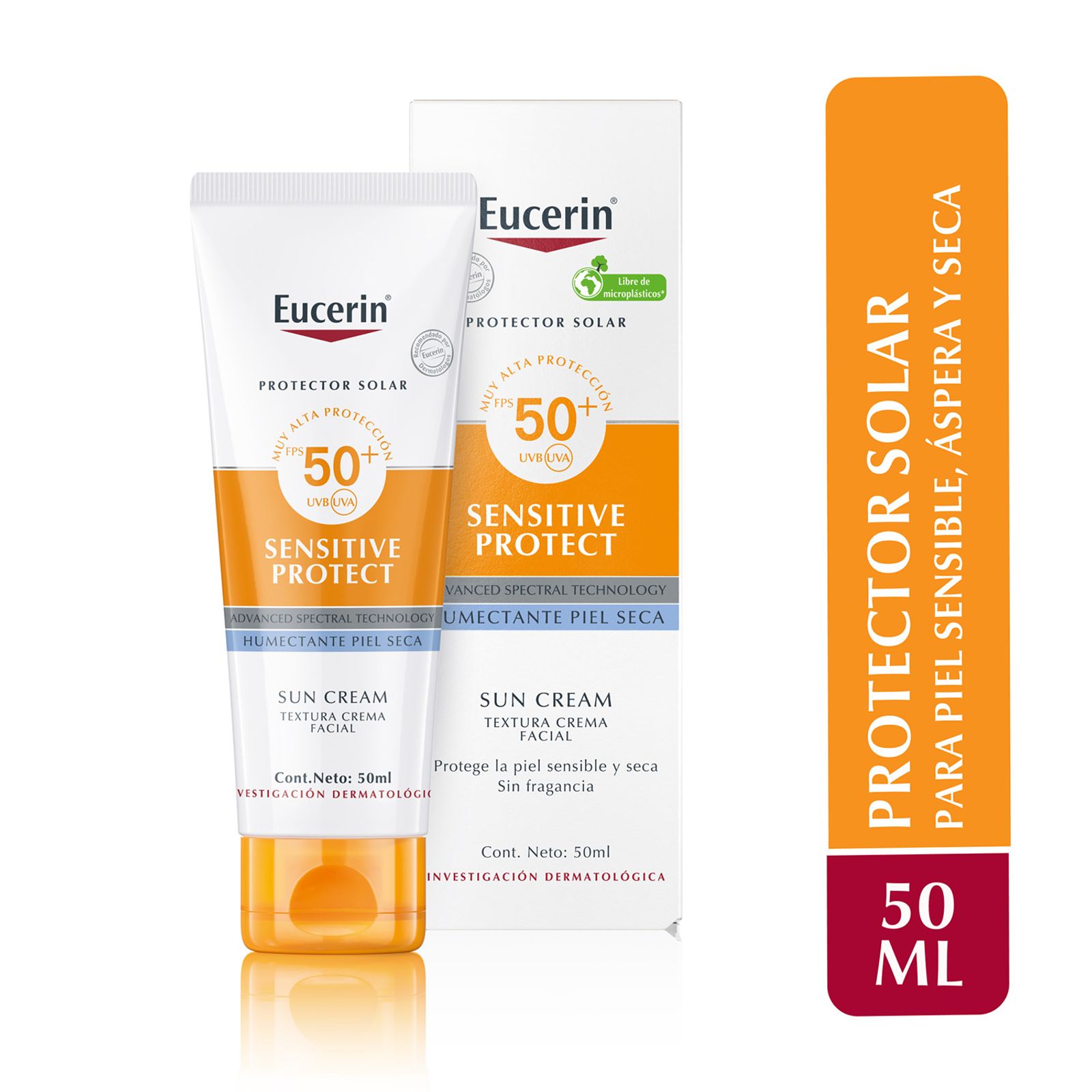 Eucerin Protector Solar Facial Sensitive Protect Fps 50+