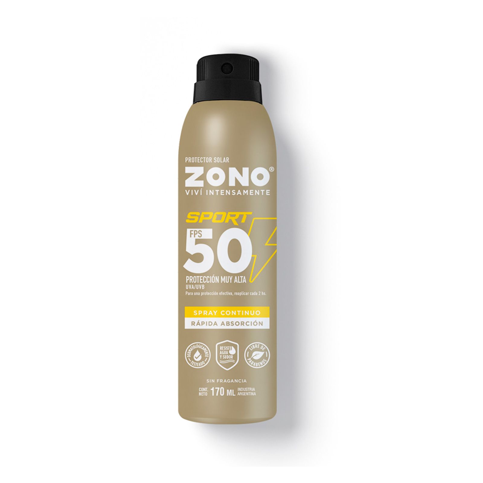Zono Protector Solar Sport Spray Fps50 170 Ml