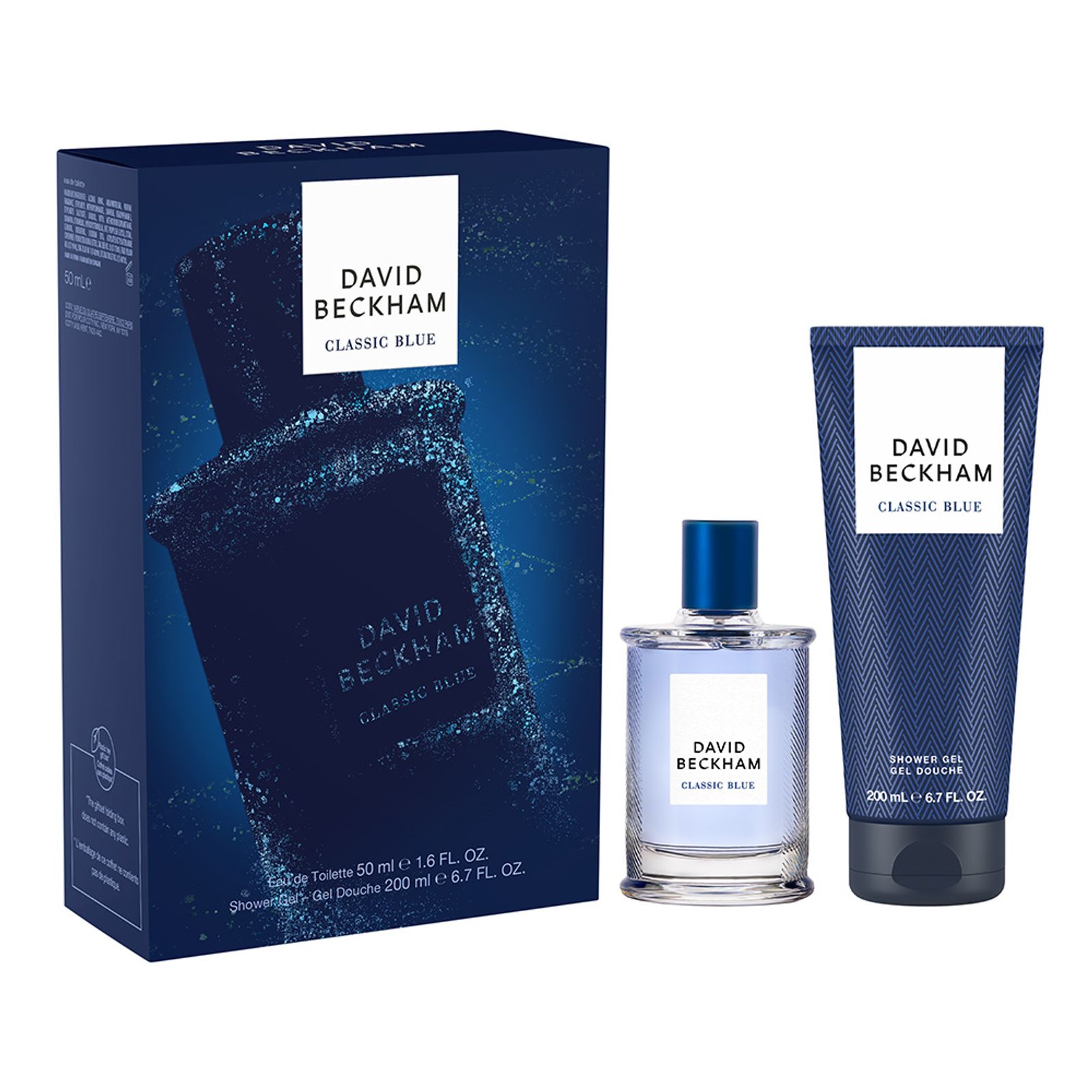 David Beckham Set Classic Blue (Edt 50 Ml + Shower Gel 200 Ml)