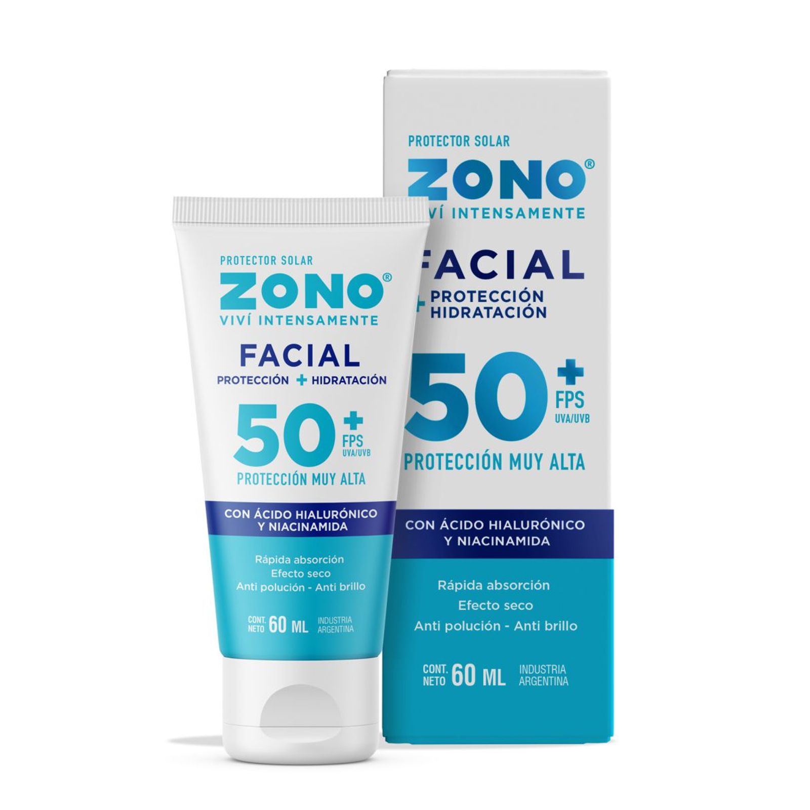 Zono Protector Solar Facial Fps50 60 Ml