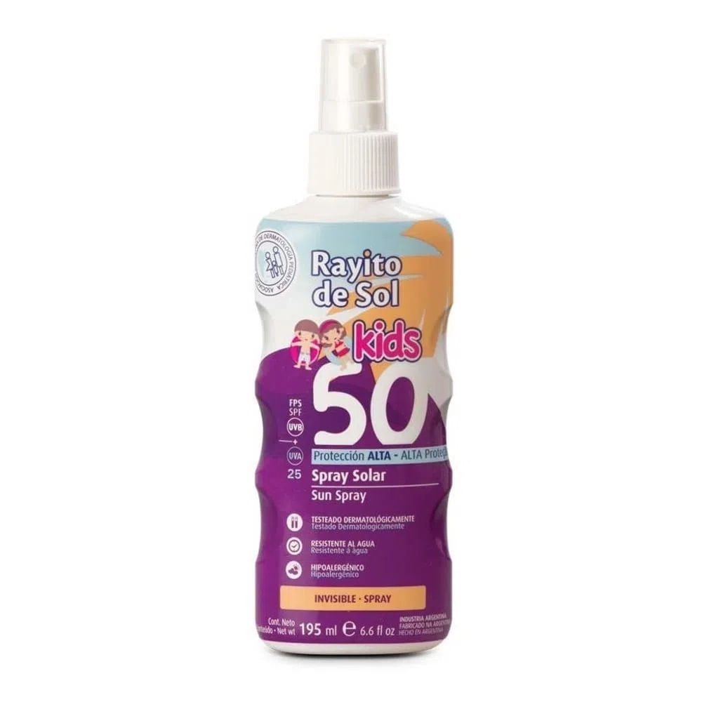 Rayito De Sol Spray Solar Kids Fps 50 X 195Ml