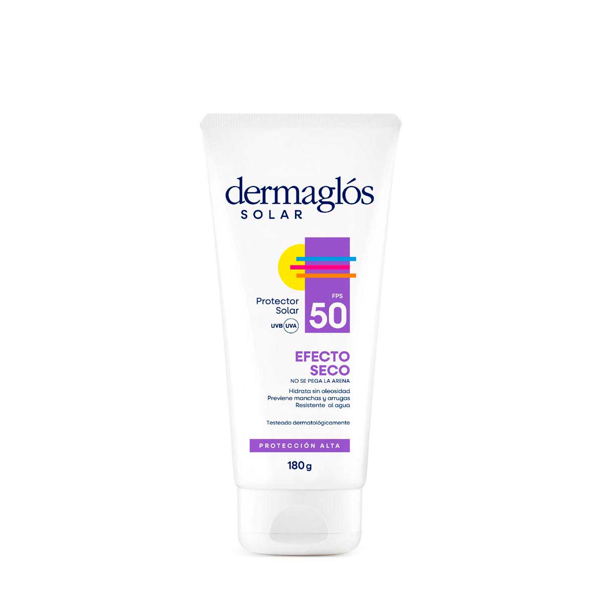 Dermaglós Protector Solar Fps 50 Efecto Seco Crema X180 Ml