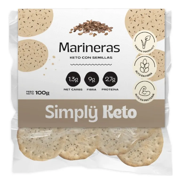Simply Keto Marineras Con Semillas 100Grs