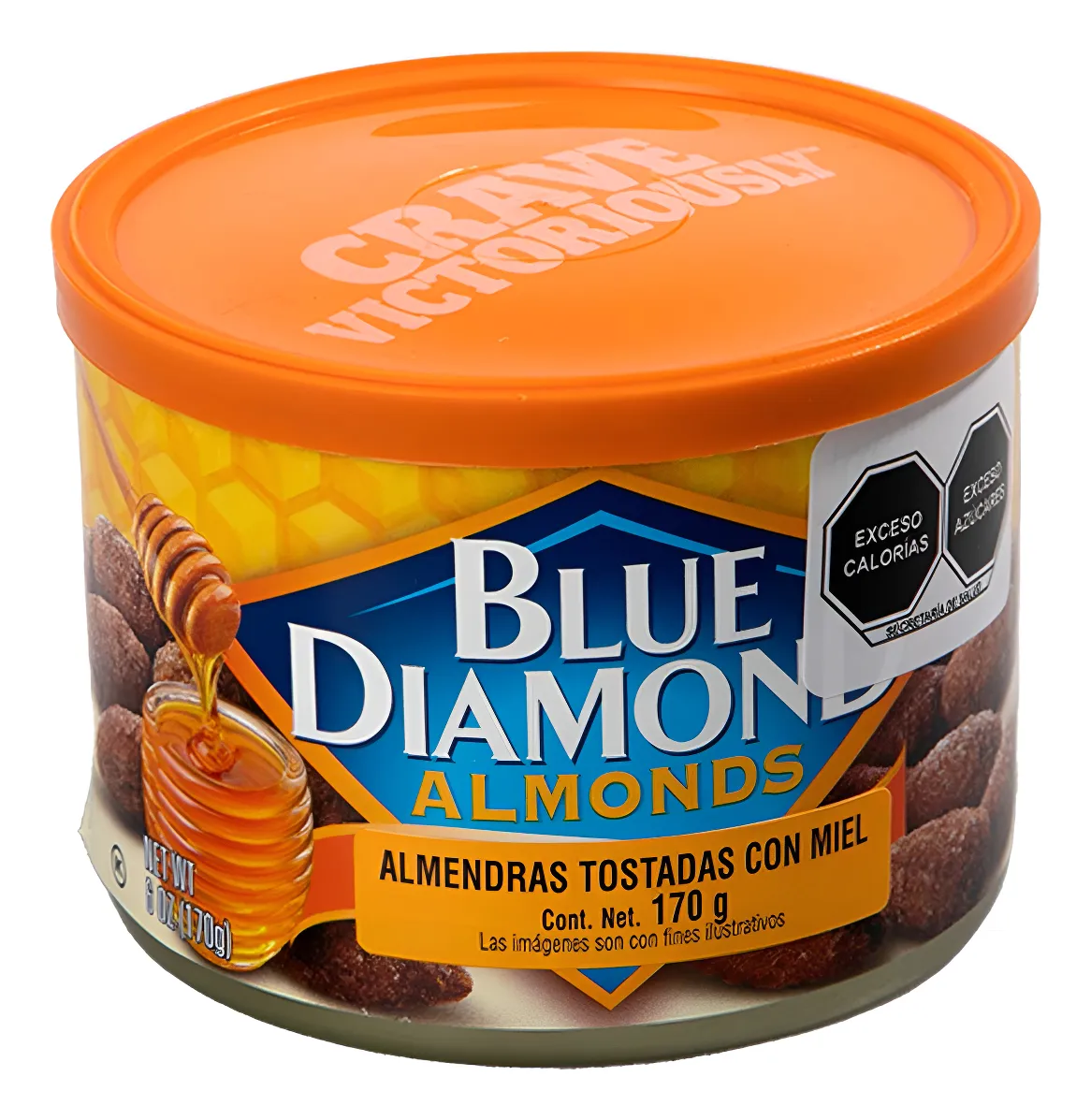 Blue Diamond Almendras Sabor Miel 170G