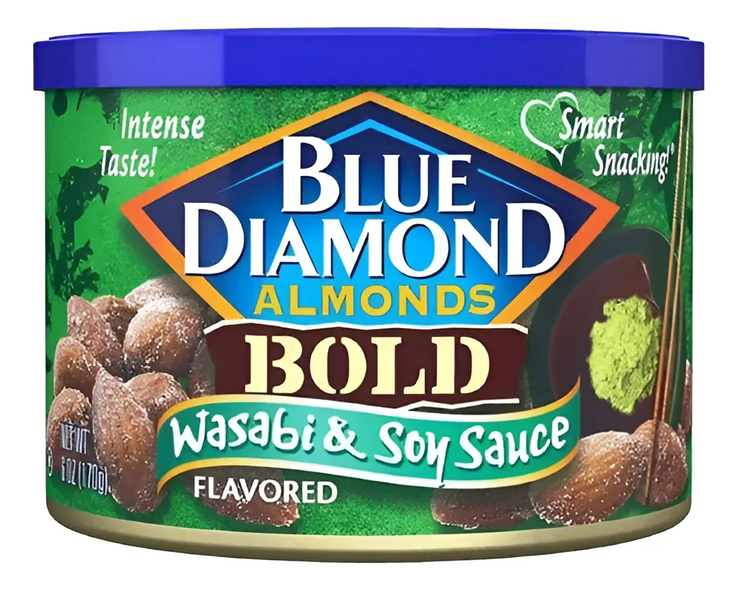 Blue Diamond Almendras Sabor Wasabi Y Soja 170G