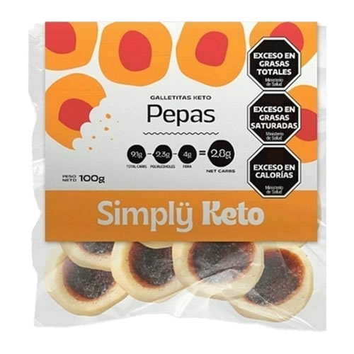 Simply Keto Pepas X 100Grs