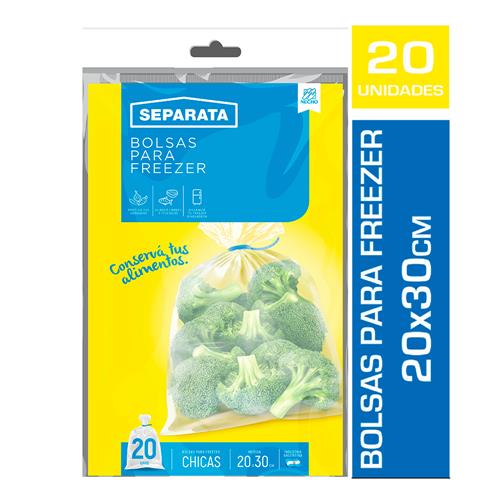 Separata Bolsas Freezer 20X30 Cm