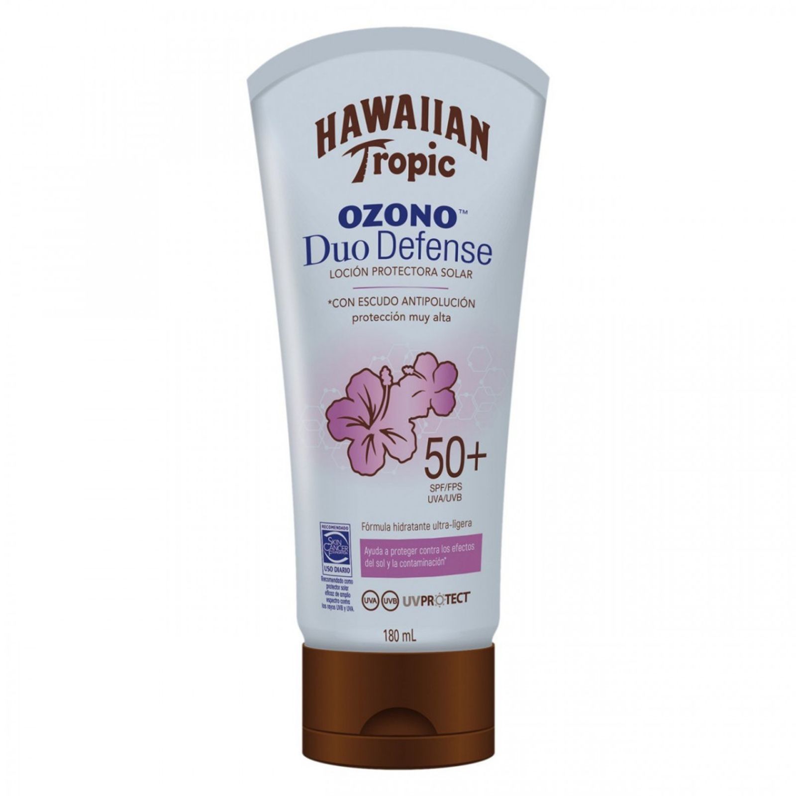 Hawaiian Tropic Loción Protectora Solar Azono Duo Defense Fps 50 180 Ml