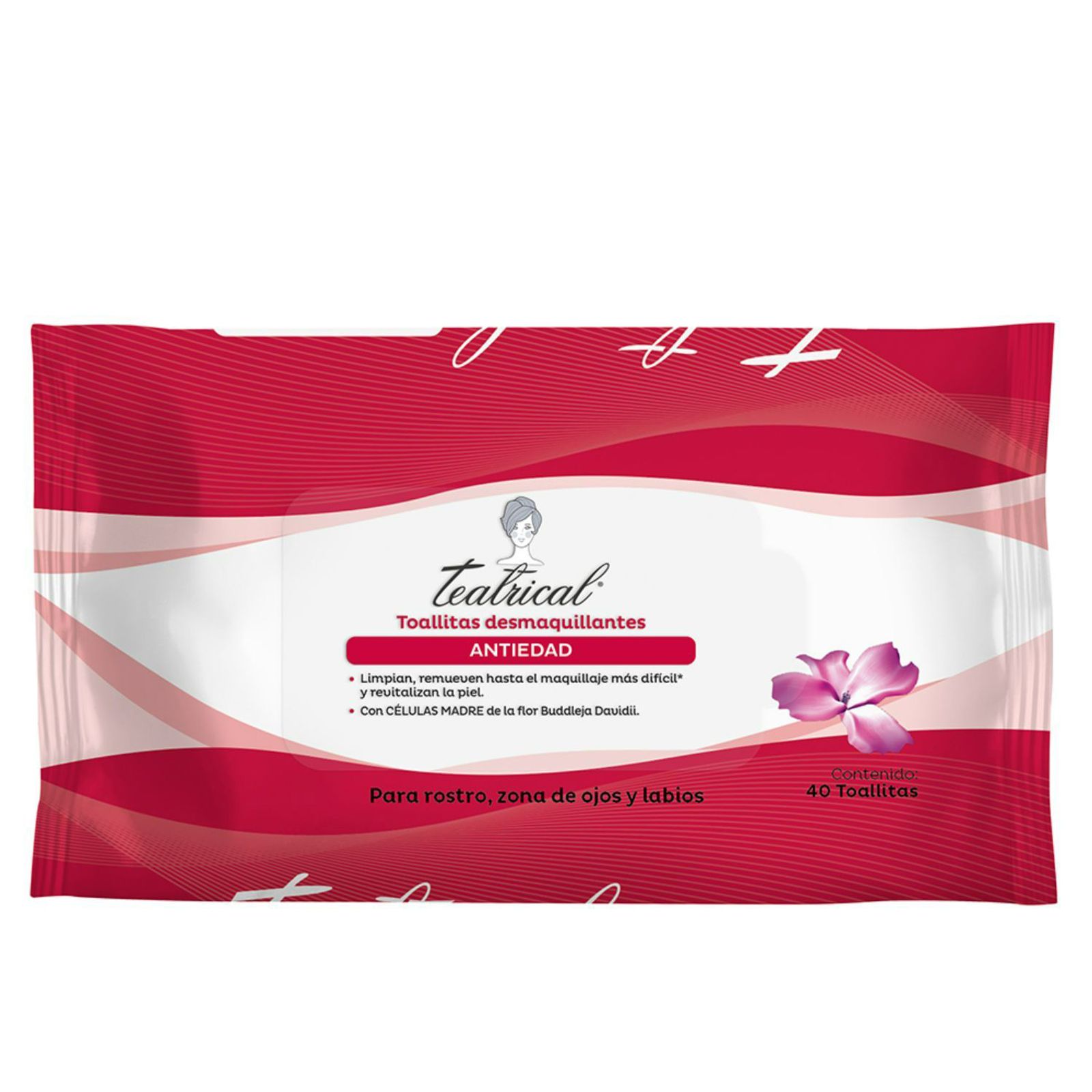 Teatrical Toallitas Antiedad 40 Piezas