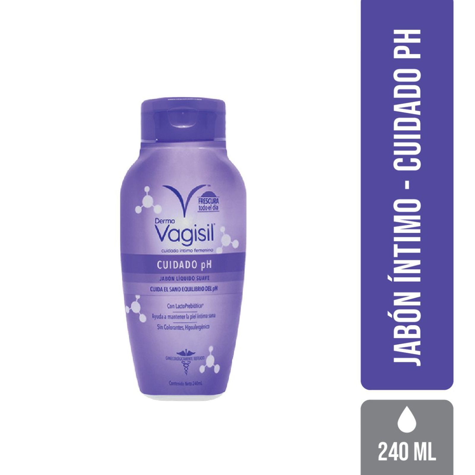 Jabon Liquido Vaginal Dermo Vagisil Por 240 Ml Ph