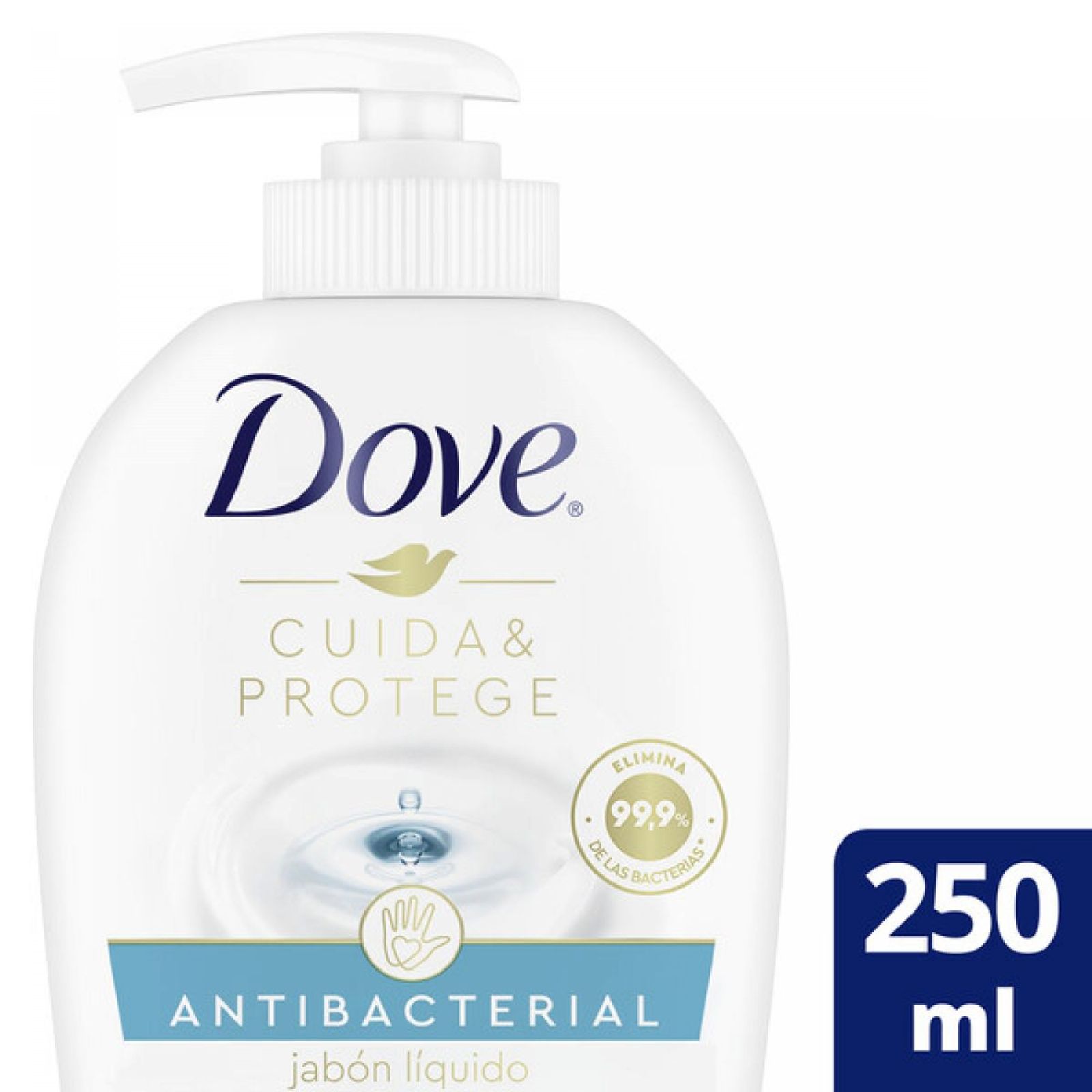 Jabón Líquido Dove Antibacterial X 250 Ml