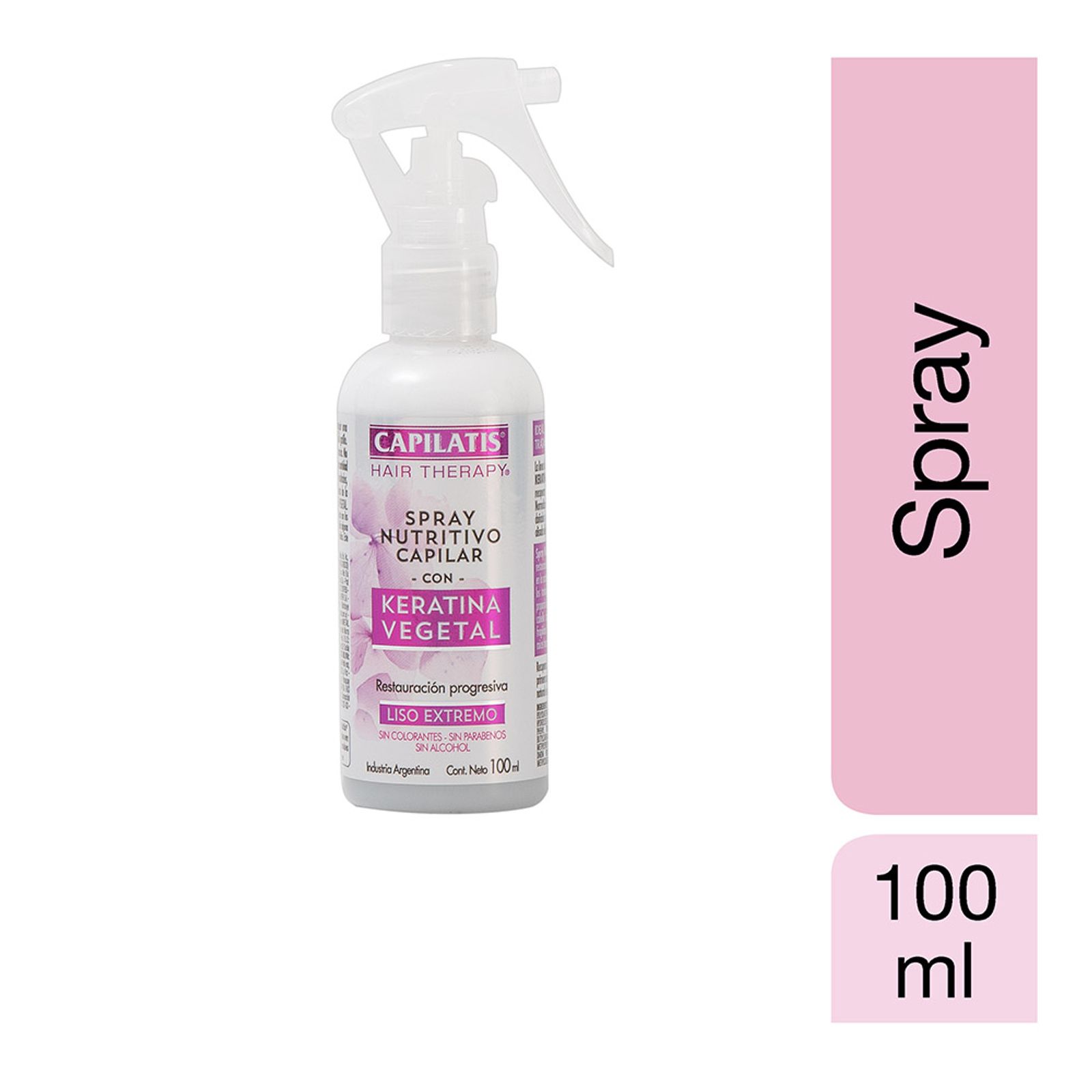 Spray Capilatis Con Keratina Línea Keratina Vegetal 100 Ml