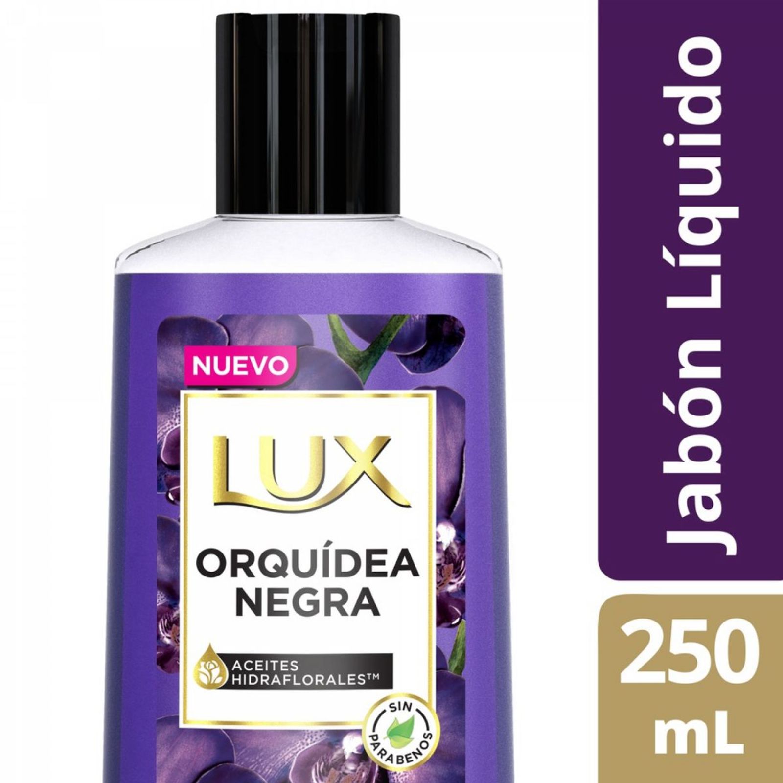 Lux Jabón Líquido Orquídea Negra 250 Ml