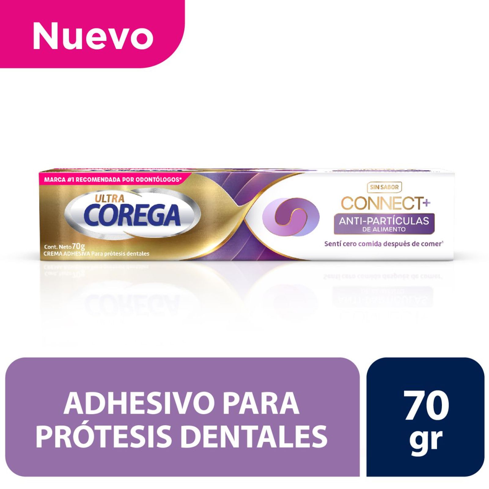 Corega Adhesivo Dental Connect Anti-Partículas 70 Gr