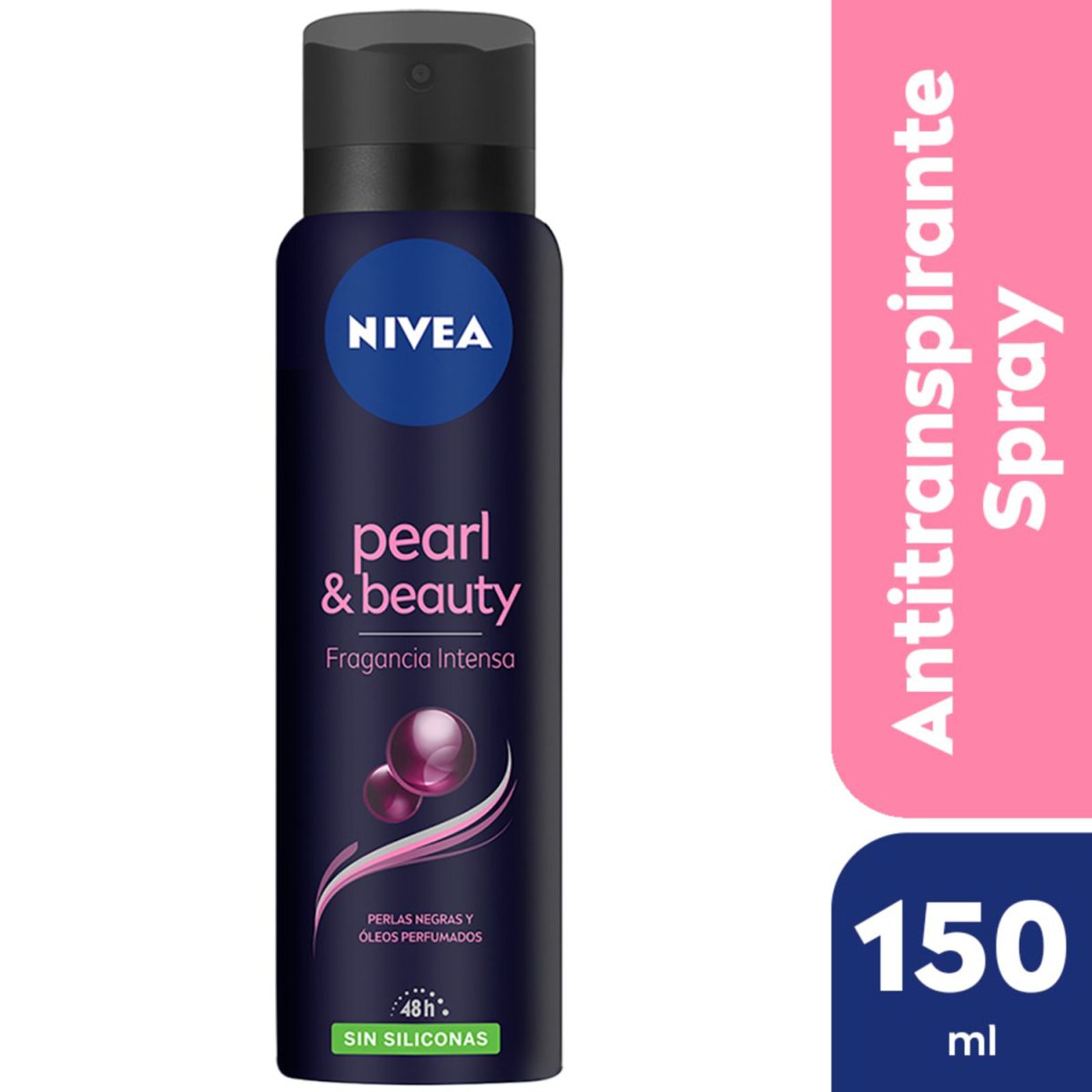Nivea Desodorante Femenino Pearl & Beauty Fragancia Intensa Sin Siliconas 150 Ml