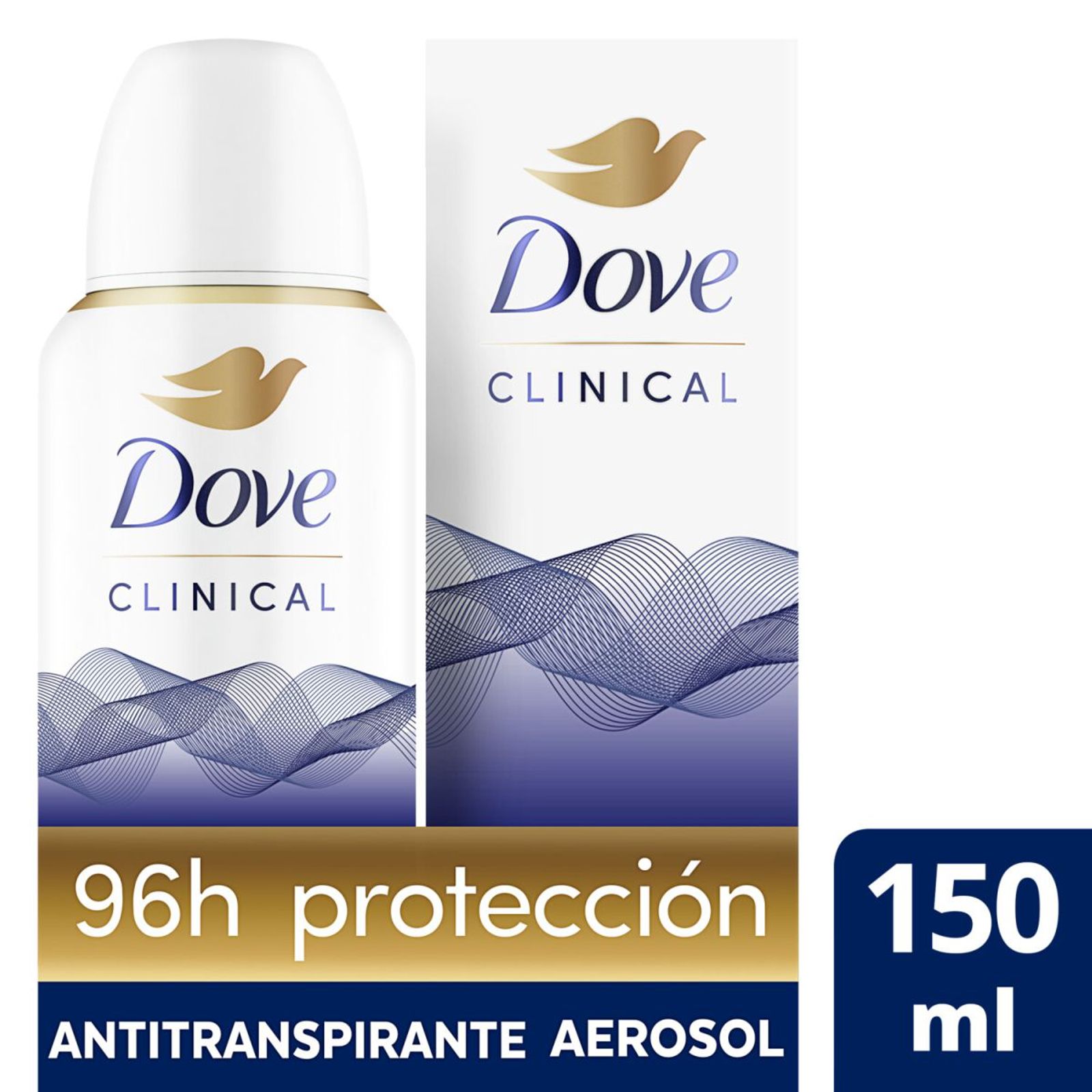 Desodorante Antitranspirante Dove Clinical 96 H Original En Aerosol X 150 Ml