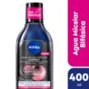 Nivea Agua Micelar Bifásica Black Expert Para Piel Sensible Y Sin Perfume 400 Ml