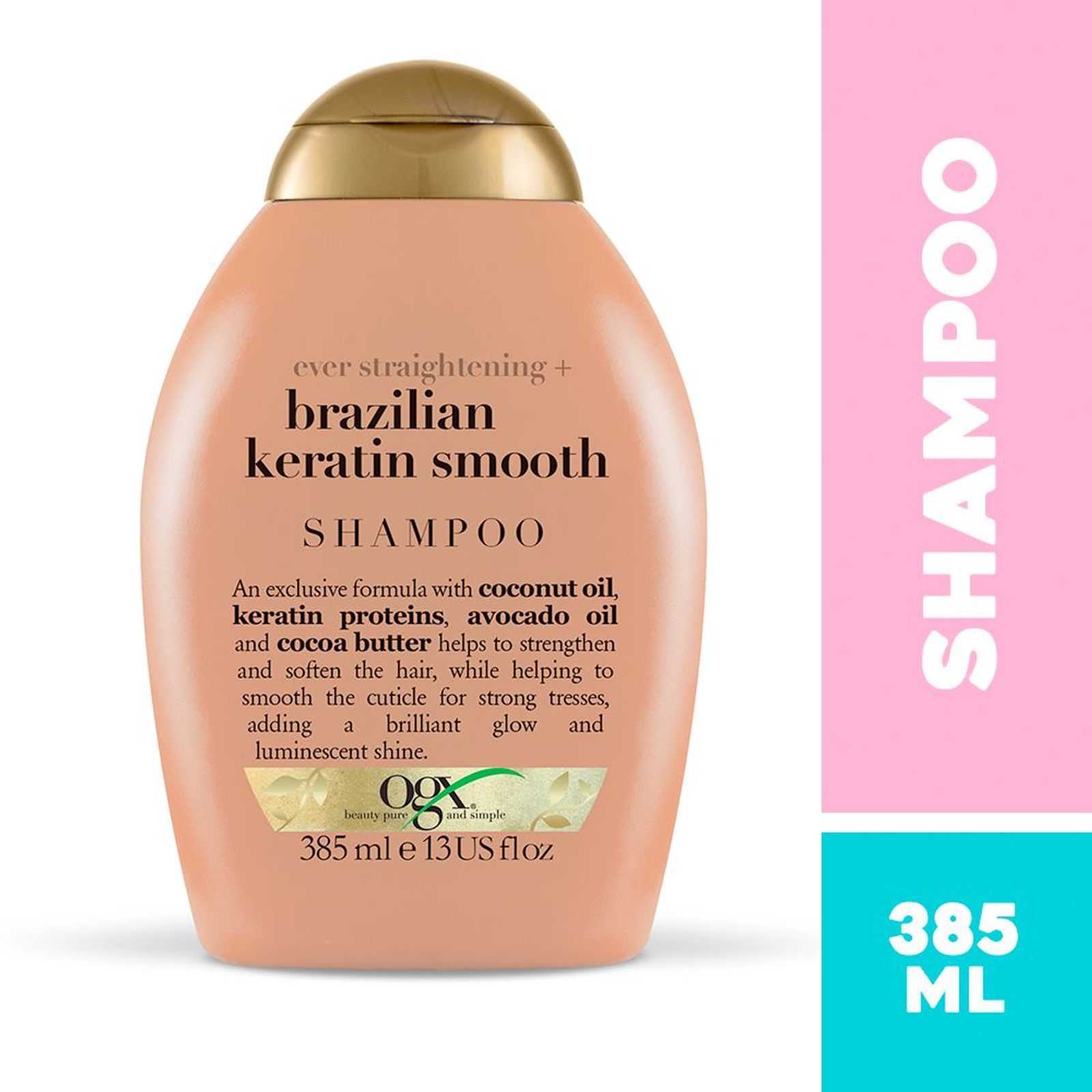 Ogx Brazilian Keratin Smooth Shampoo 385 Ml