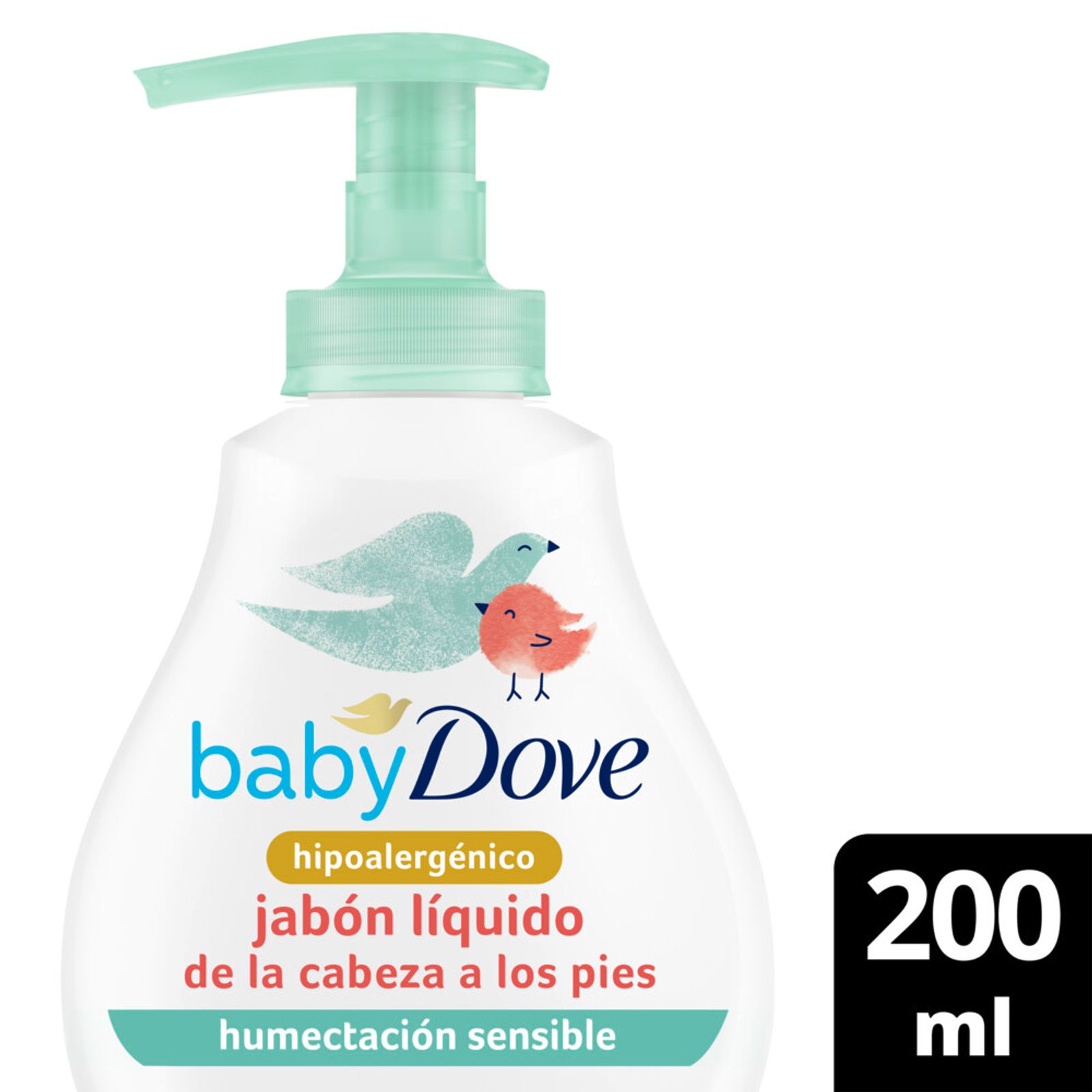 Baby Dove Baby Jabon Liquido Humectación Sensible 200 Ml