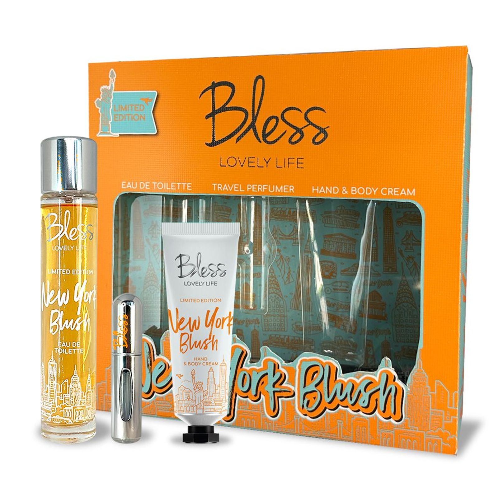 Bless Box New York Blush (Edt + Perfumero + Crema Corporal)
