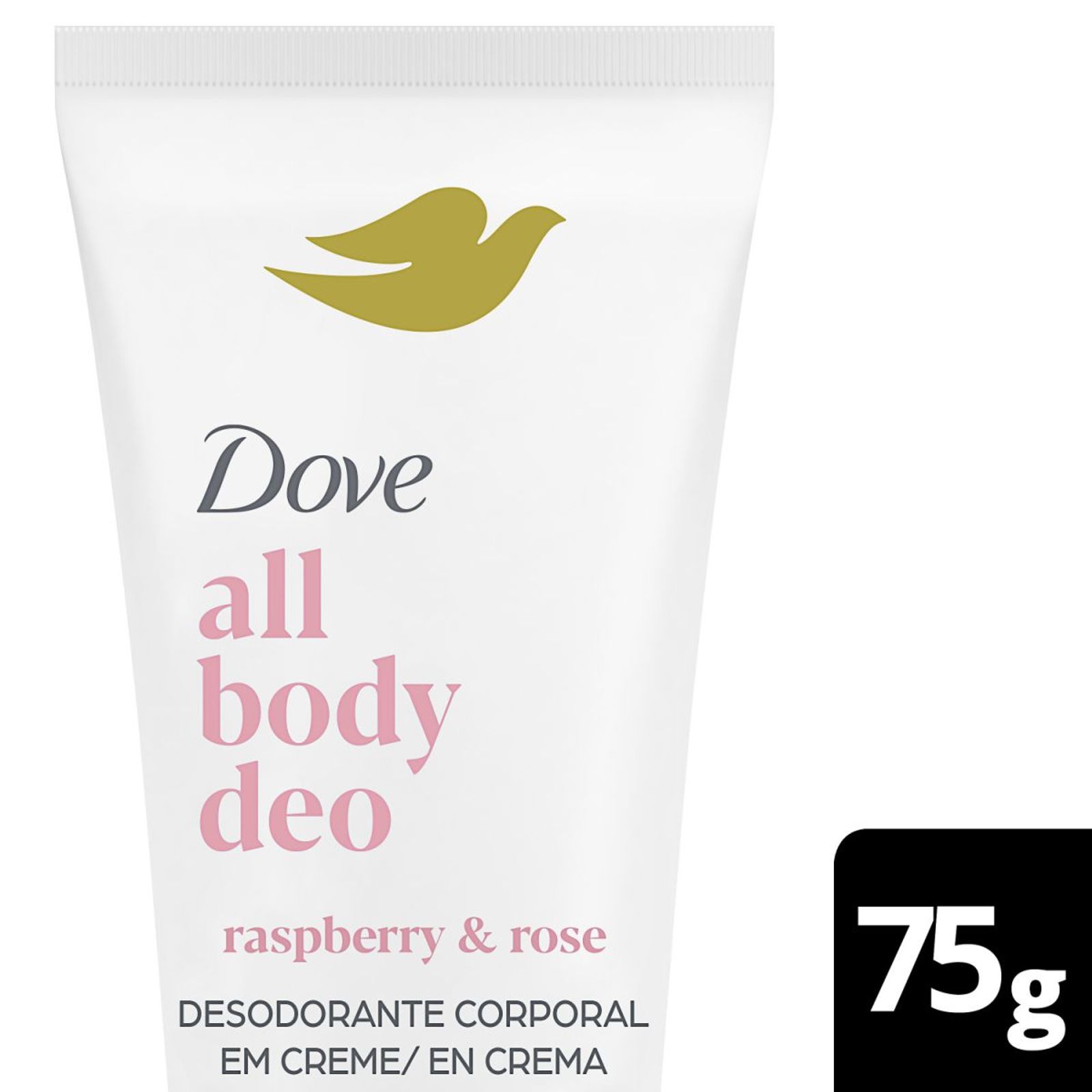 Desodorante En Crema Dove All Body Raspberry & Rose X 75 Ml